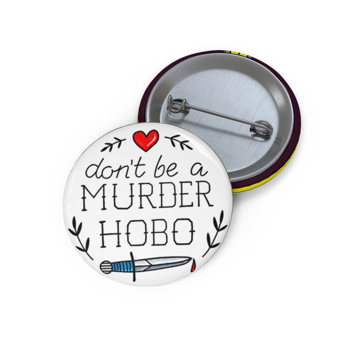 Don’t Be a Murder Hobo Enamel Pin | Emily Wilde